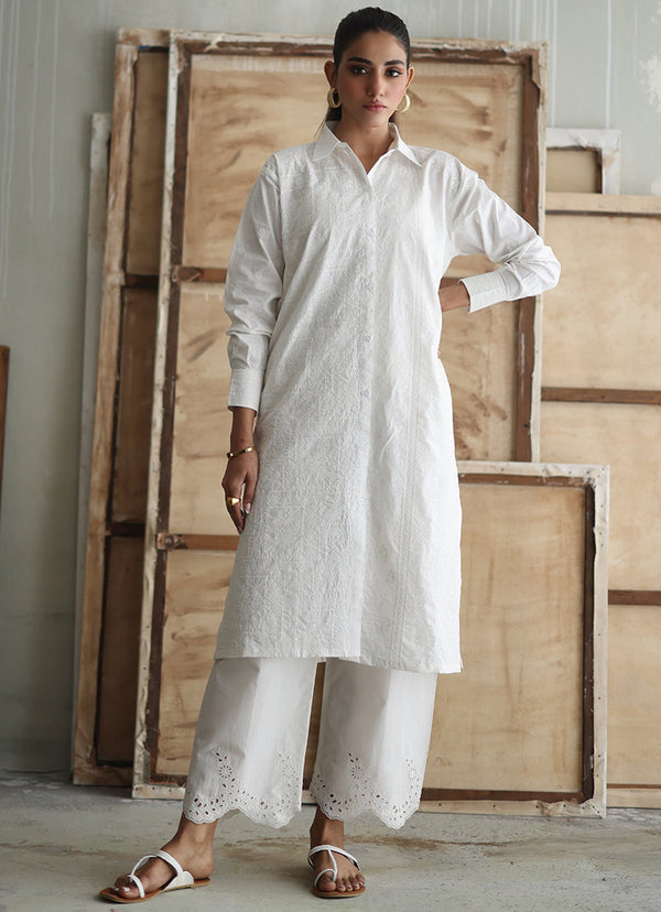 IMAGE Chikankari Embroidered Kurta