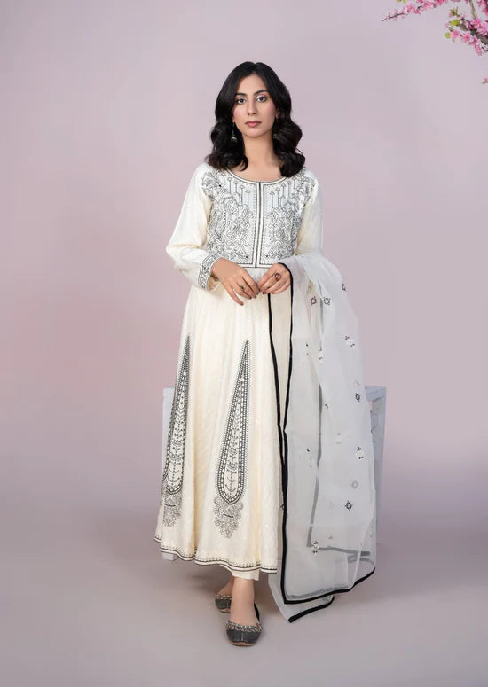 Sahibas By Mirza - Cloudcandy - 3 Piece - Top + Bottom + Dupatta