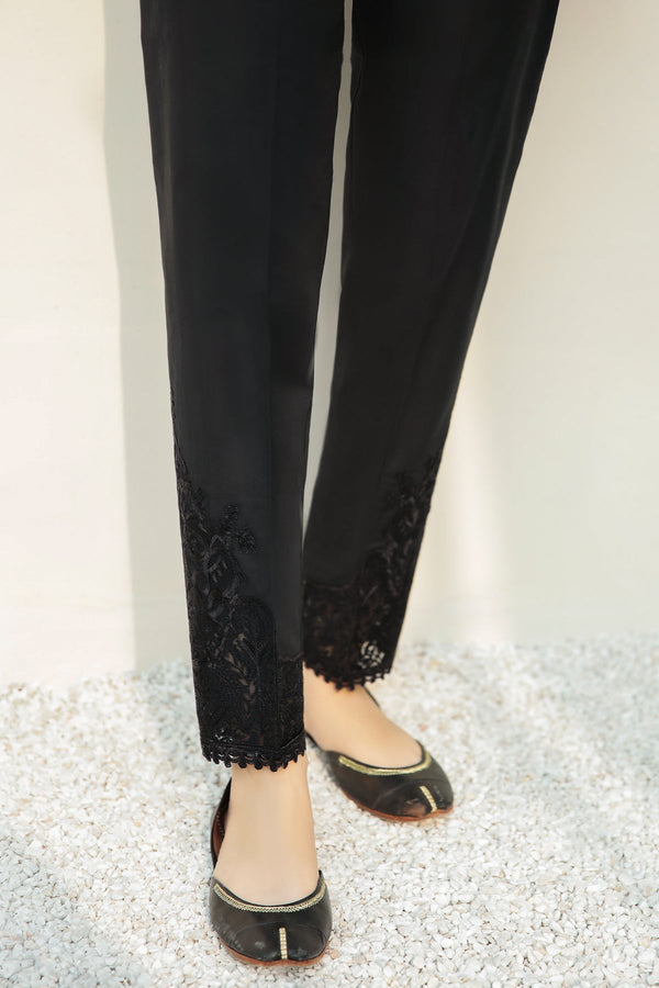 Baroque: EMBROIDERED COTTON TROUSER 198