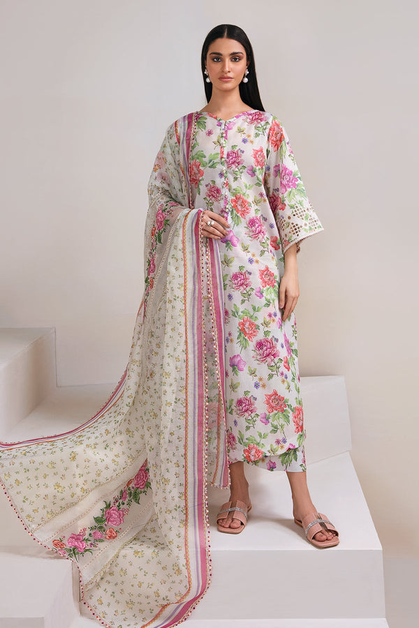 Baroque: EMBROIDERED LAWN UF-356